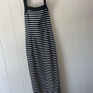 NICHOLAS Black and White Striped Dress